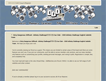 Tablet Screenshot of dddfanclub.com